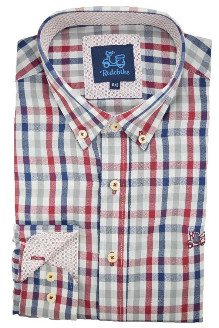 Camisa de cuadros viyela 3 Camisa de cuadros viyela - Imagen 3