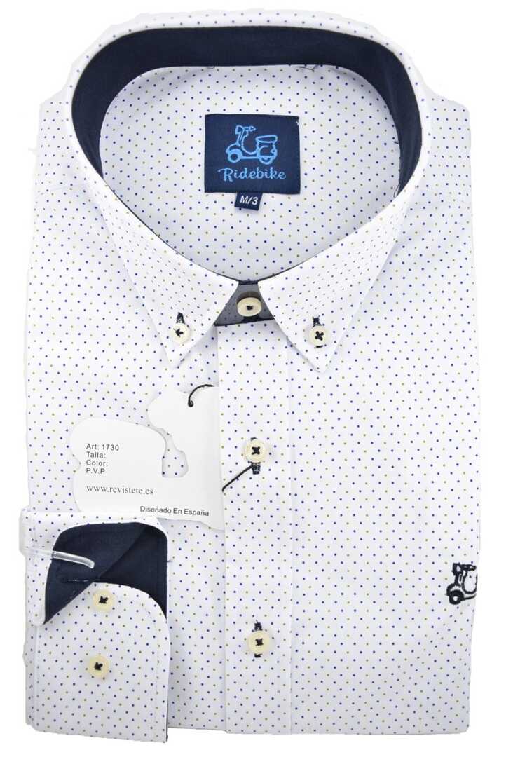 Camisa niño de topitos 1 Camisa niño de topitos