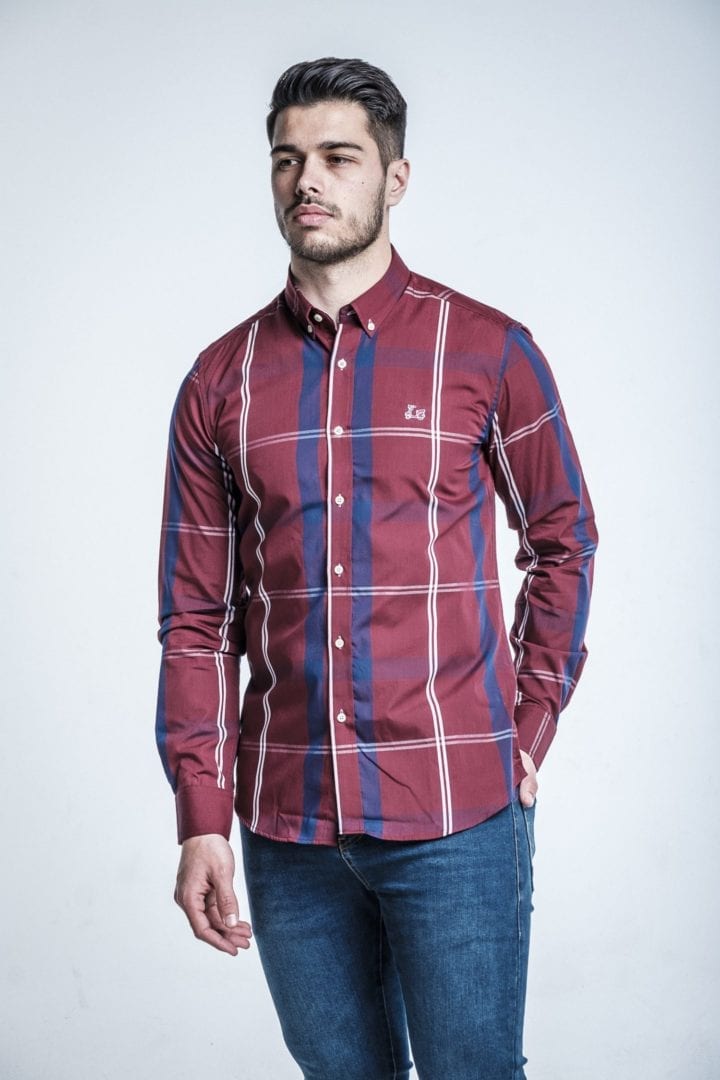 Camisa Roja Líneas 1 Camisa Roja Líneas
