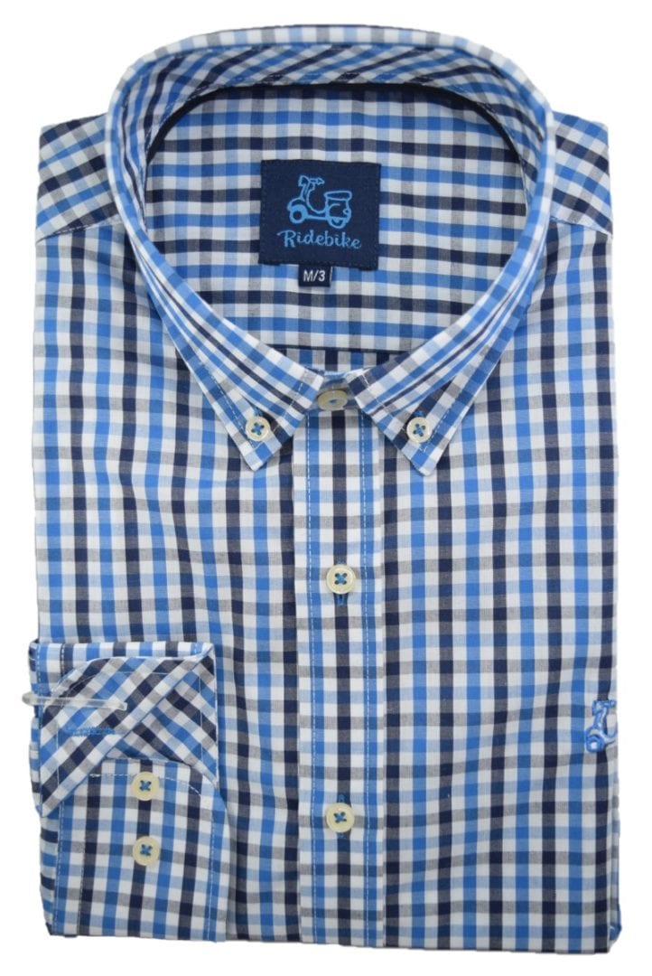 Camisa Cuadros Azules 2 Camisa Cuadros Azules - Imagen 2