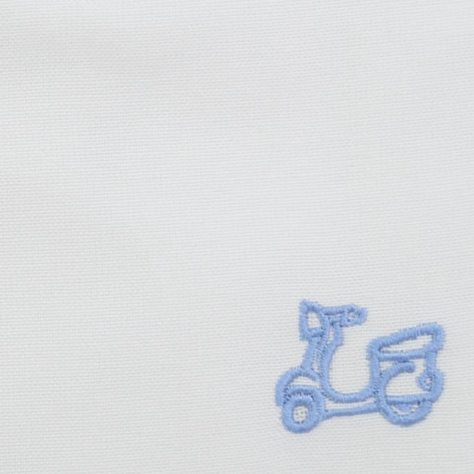 Camisa niño Oxford Blanco 3 Camisa niño Oxford Blanco - Imagen 3