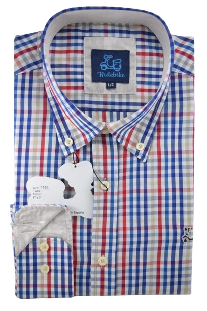 Camisa Cuadros Vichy Multicolor 3 Camisa Cuadros Vichy Multicolor - Imagen 3