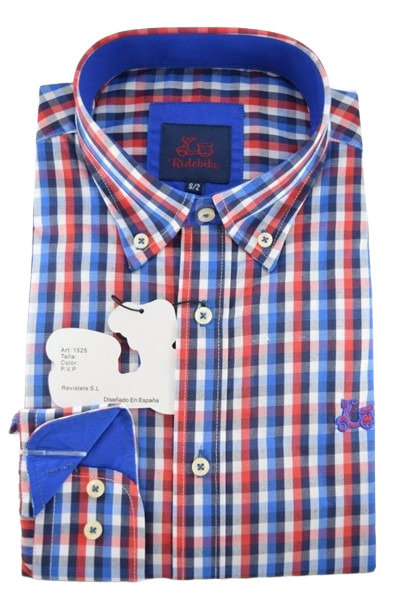 Camisa cuadros bicolor 1 Camisa cuadros bicolor
