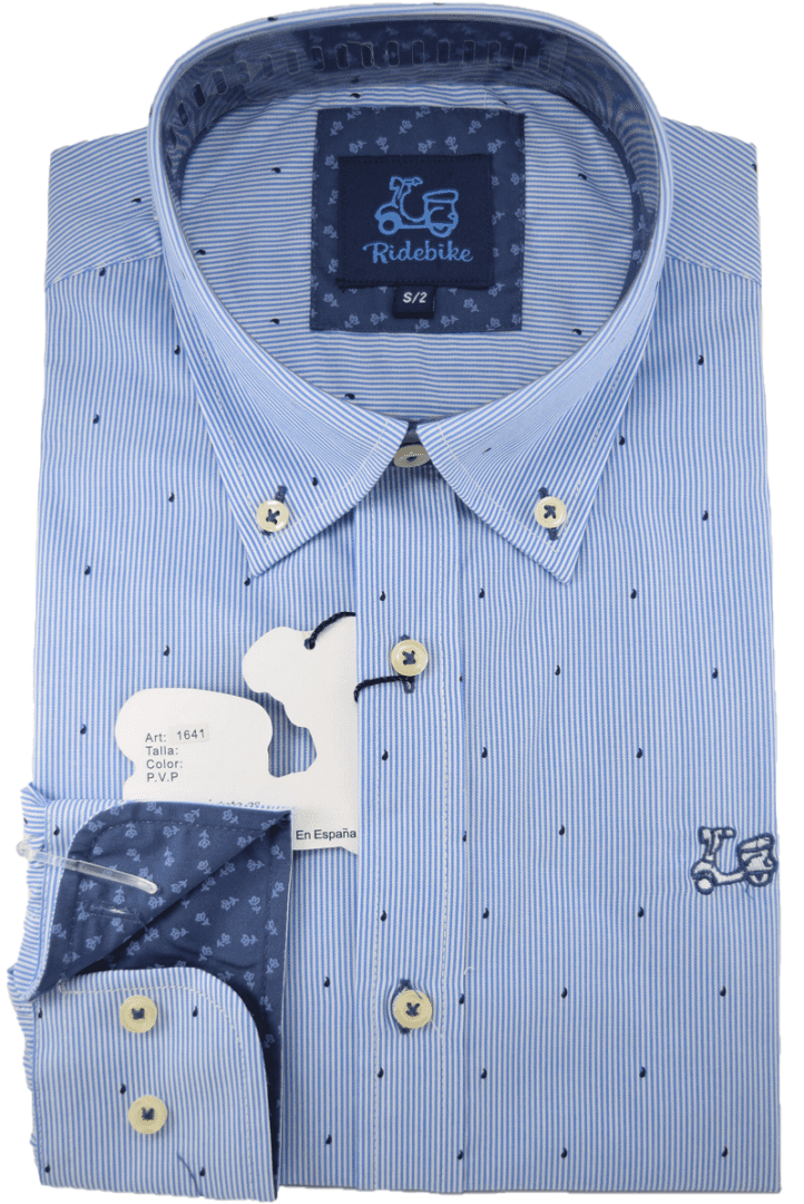 Camisa Milrayas Azul 2 Camisa Milrayas Azul - Imagen 2