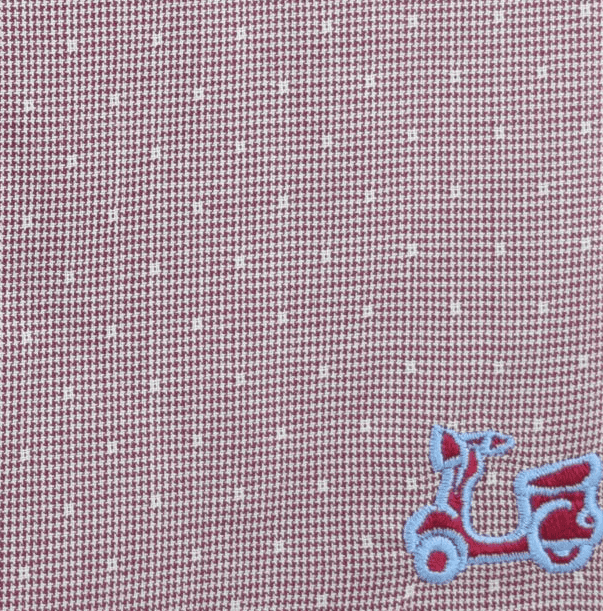 Camisa pata de gallo burdeos 5 Camisa pata de gallo burdeos - Imagen 5