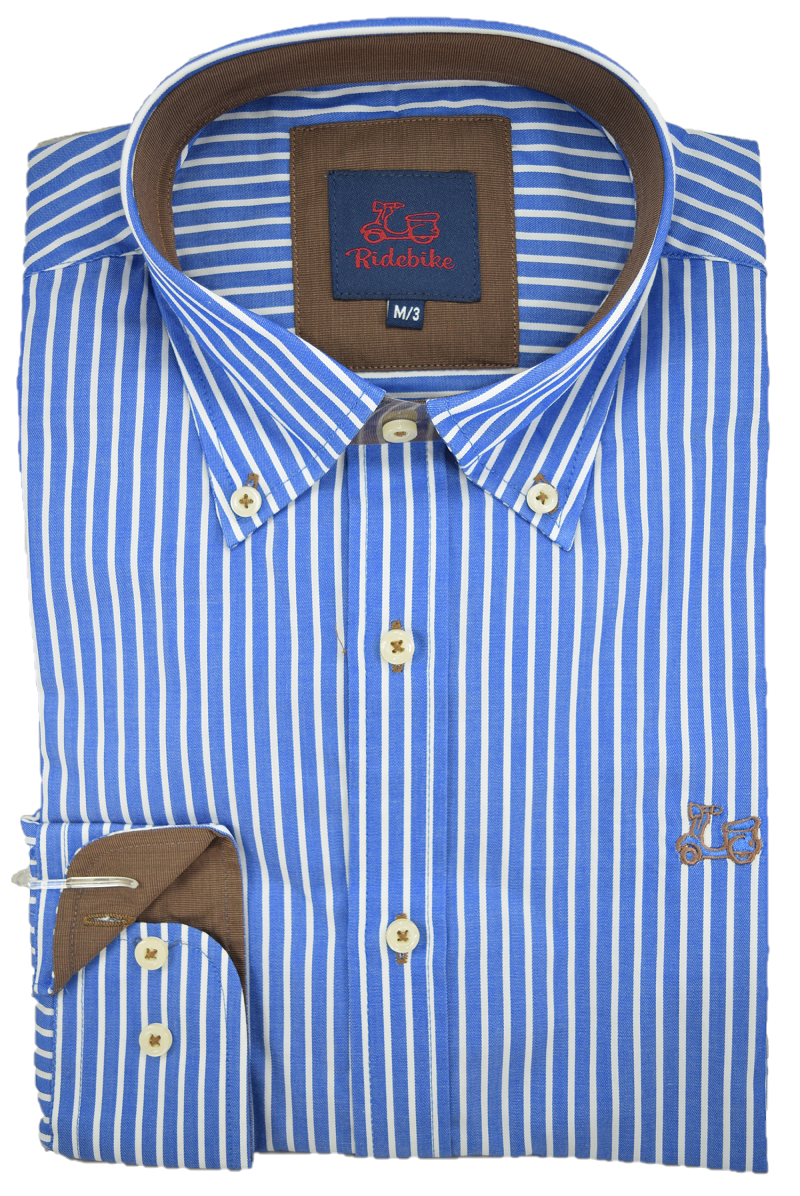 Camisa rayas con codera 1 Camisa rayas con codera