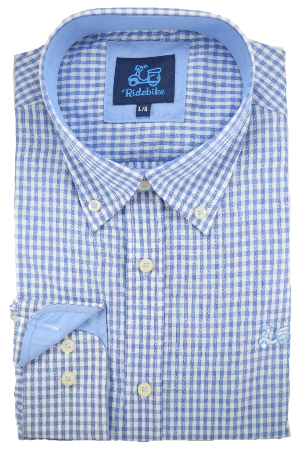 Camisa de cuadros azules 5 Camisa de cuadros azules - Imagen 5