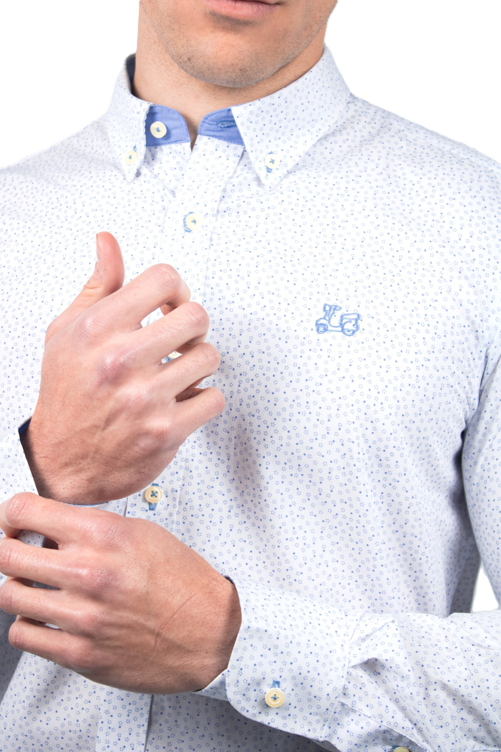 Camisa estampada floral y topitos 2 Camisa estampada floral y topitos - Imagen 2