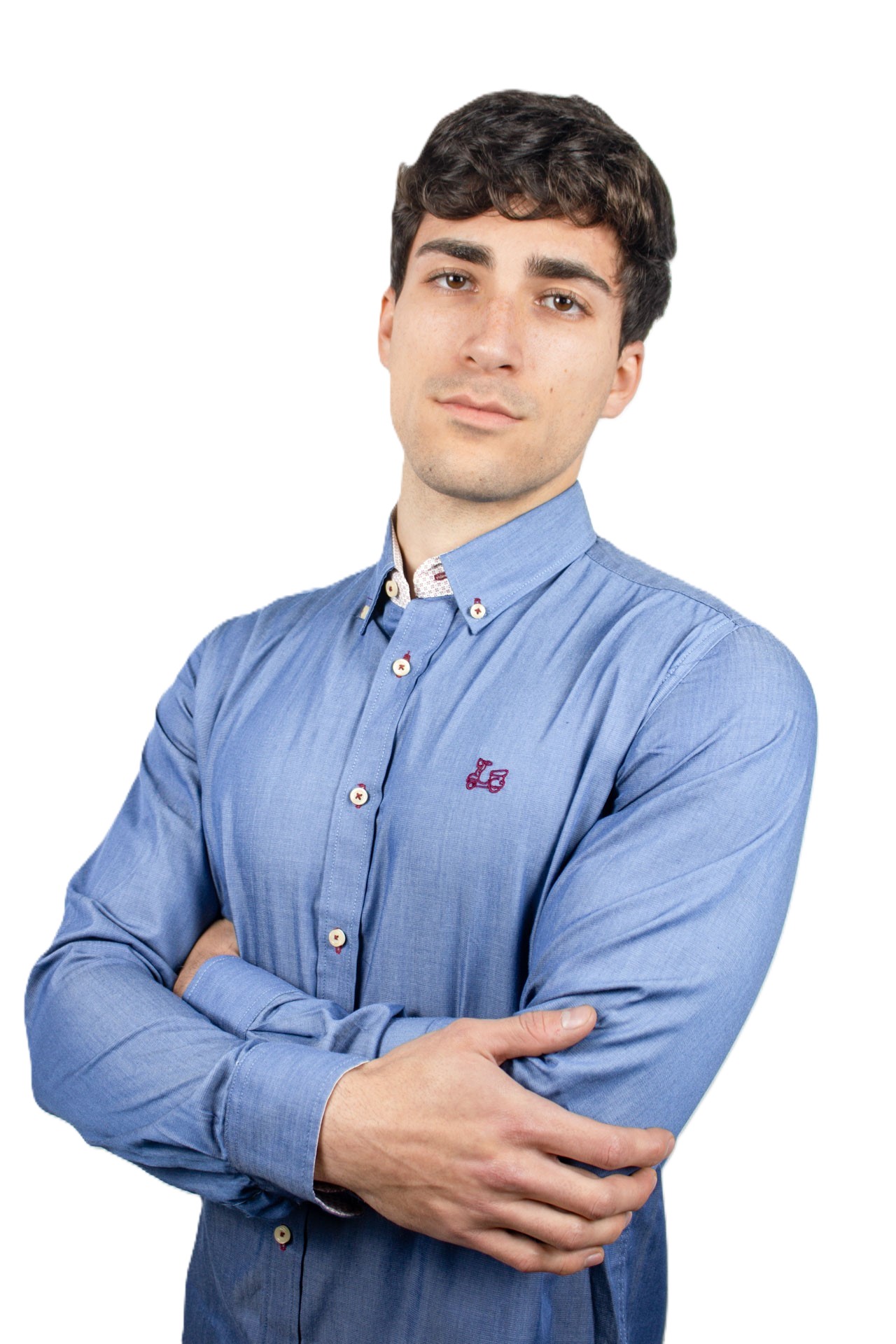 Camisa color denim índigo 2 Camisa color denim índigo - Imagen 2