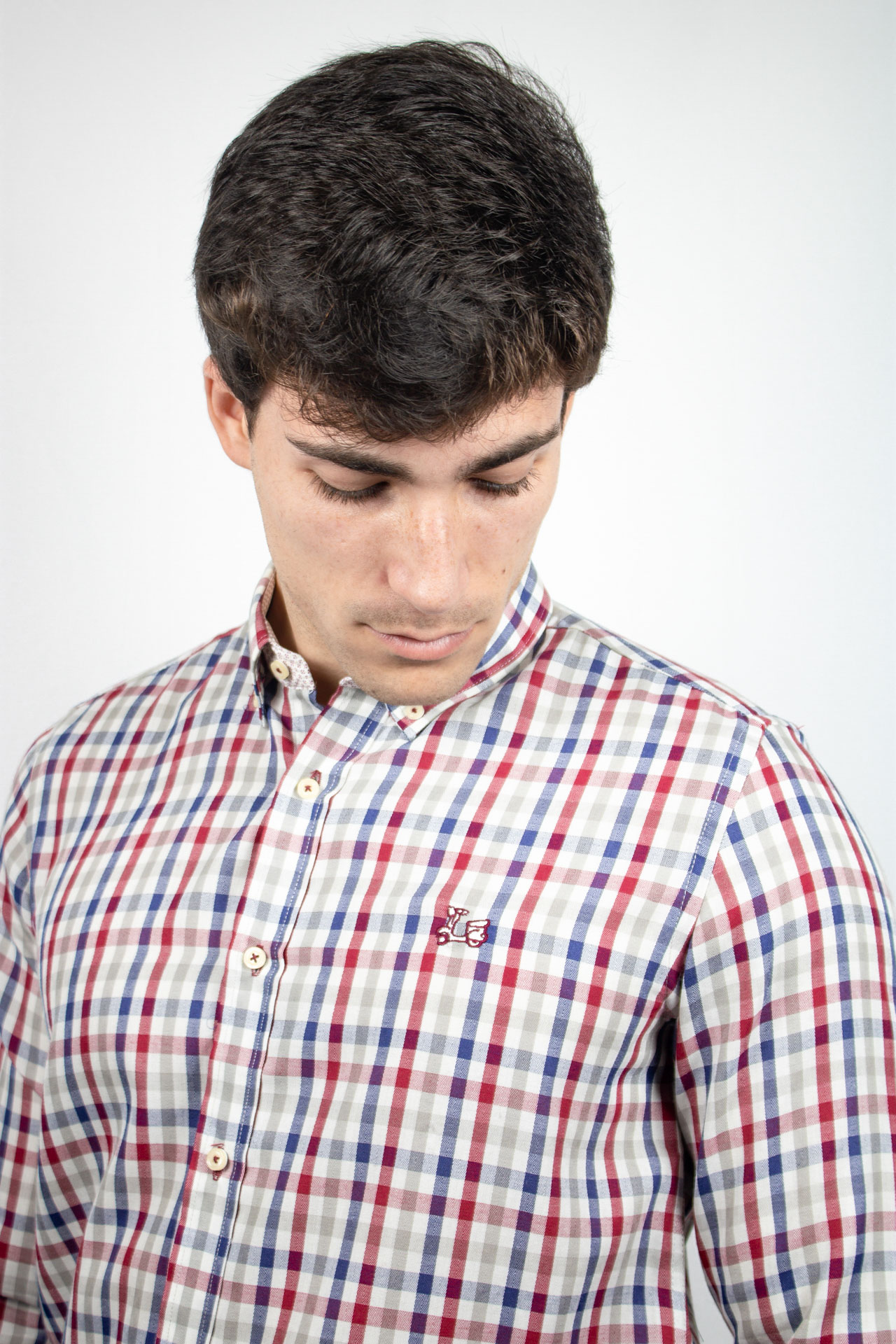 Camisa de cuadros viyela 2 Camisa de cuadros viyela - Imagen 2