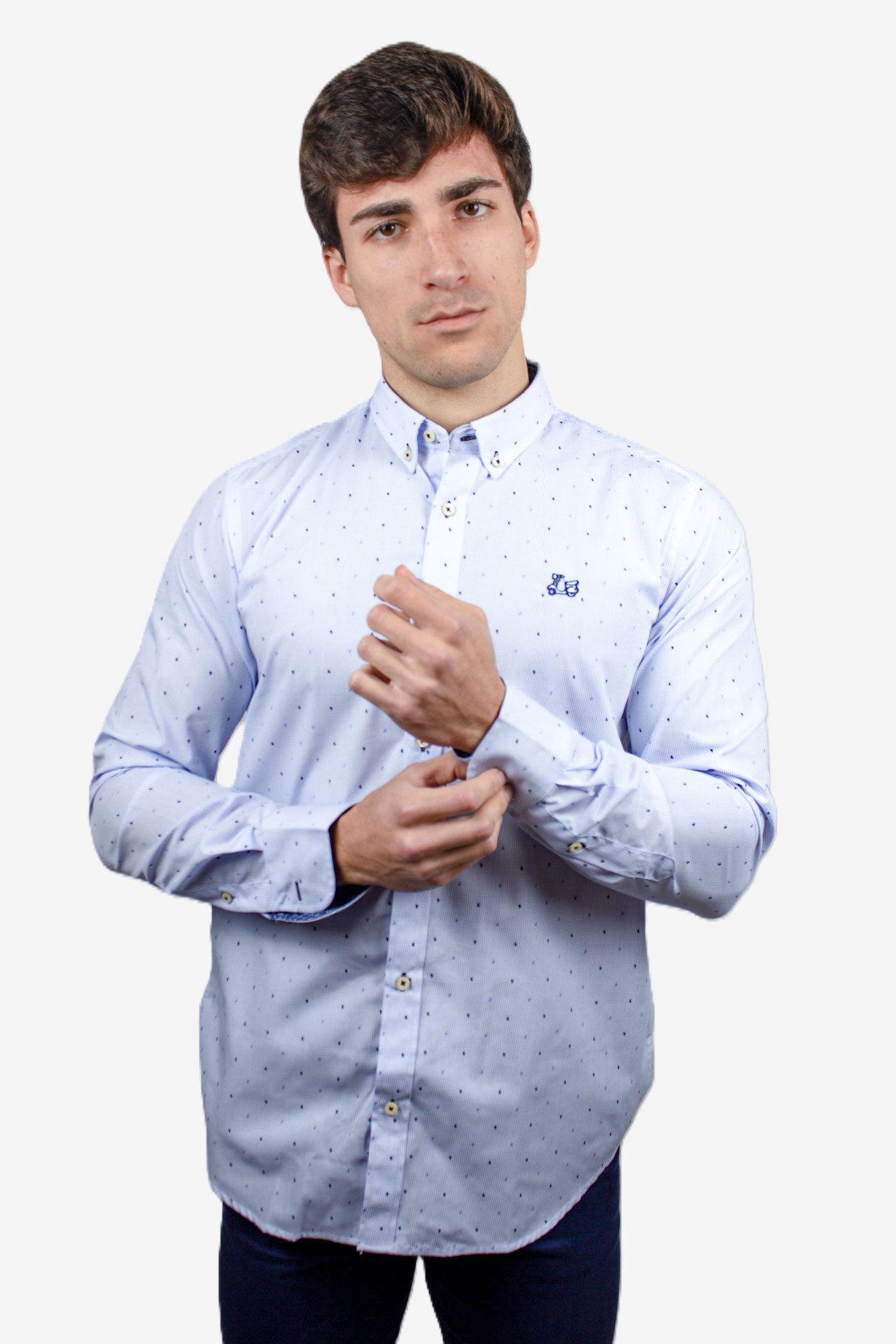 Camisa estructura estampado cachemir 1 Camisa estructura estampado cachemir